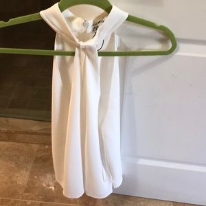 Zara sleeveless top, white, size medium